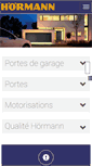 Mobile Screenshot of hormann.fr