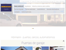 Tablet Screenshot of hormann.es