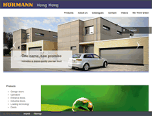 Tablet Screenshot of hormann.com.hk