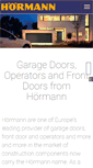 Mobile Screenshot of hormann.co.uk