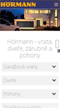 Mobile Screenshot of hormann.cz
