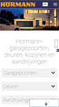 Mobile Screenshot of hormann.be