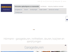 Tablet Screenshot of hormann.nl