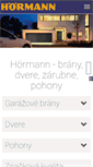 Mobile Screenshot of hormann.sk